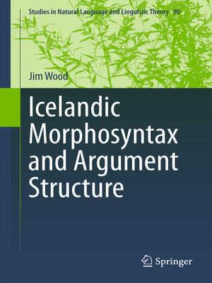 cover image of Icelandic Morphosyntax and Argument Structure